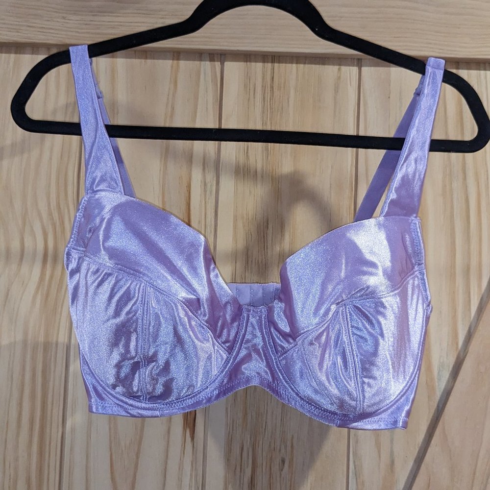 Frederick's of Hollywood Satin Wired Padded Bra